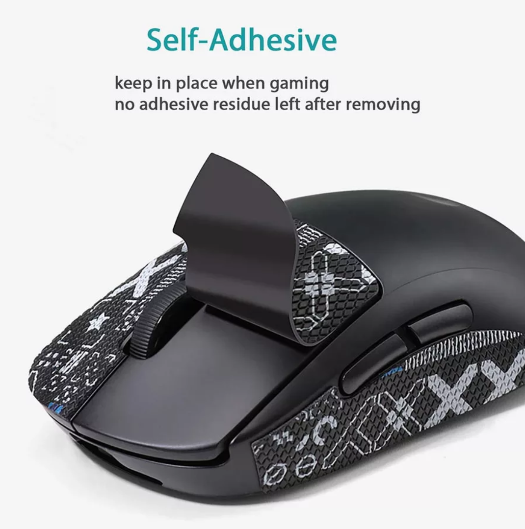 Mouse Grip Stickers for Logitech GPW Gen 2, Anti-slip, Sweat-absorbing Protective Film