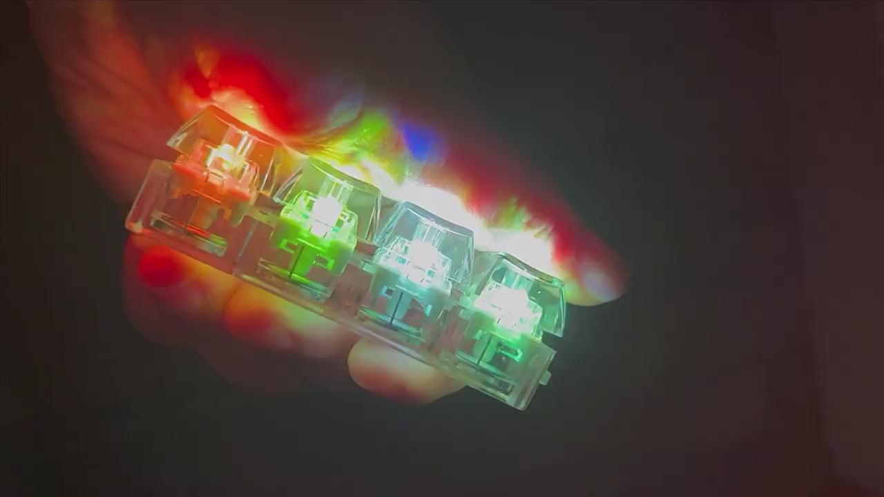 Keychain, 4 Key Finger Keyboard for Stress Relief.